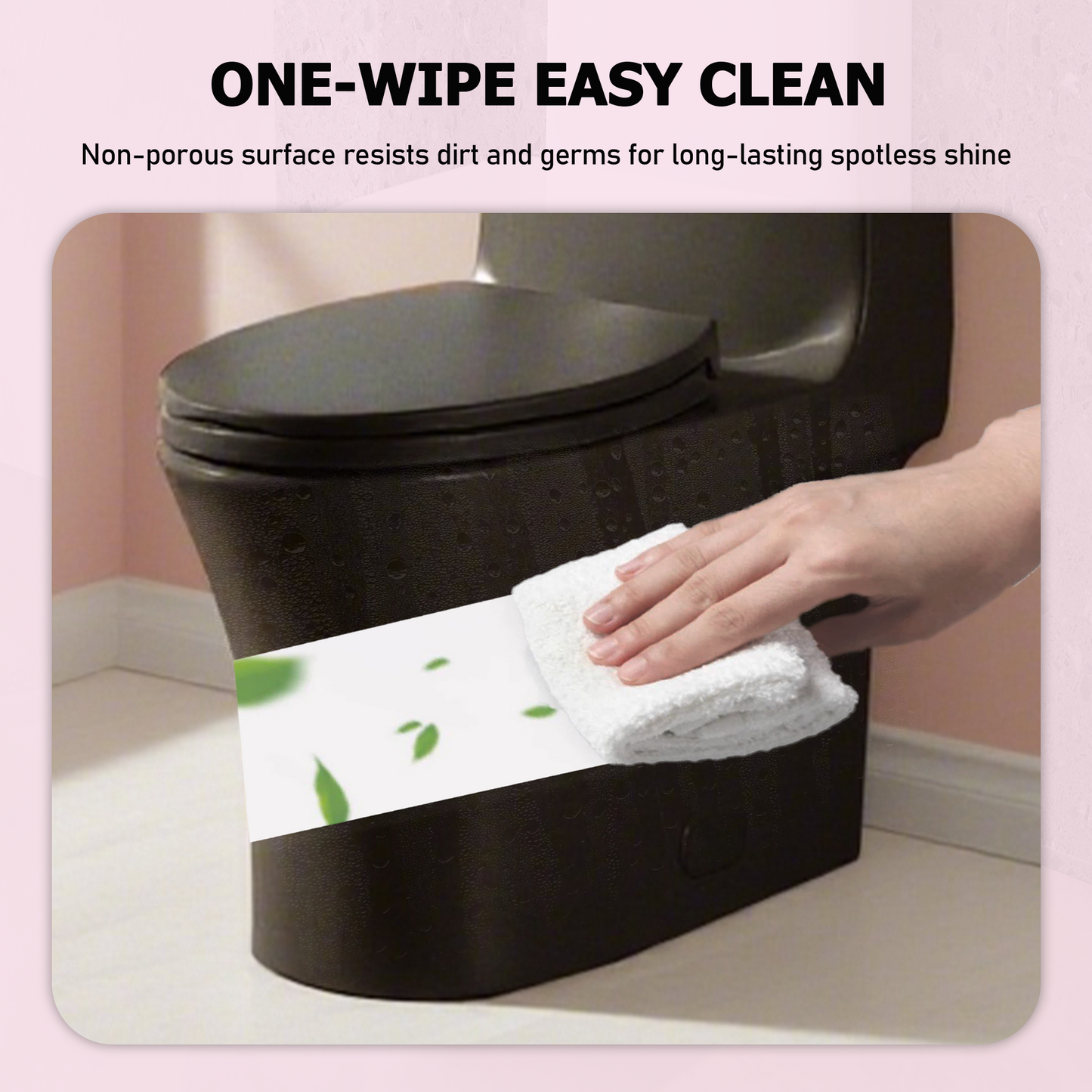 Black  One Piece Dual Flush Toilet 1.1/1.6 GPF Water Saving Elongated Comfort Height Soft Close Seat 1000 MAP Flush Score